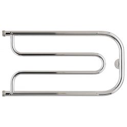 Полотенцесушитель водяной Стилье Дуэт 00015-3265, с полочками, 1 дюйм, высота 32 см x ширина 65 см, хром