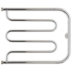 Полотенцесушитель водяной Стилье Тандем 00016-5065, с полочками, 1 дюйм, высота 50 см x ширина 65 см, хром