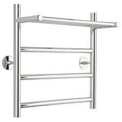 Полотенцесушитель водяной Стилье Универсал-54 00654-5040, с полкой, высота 50 см x ширина 40 см, хром