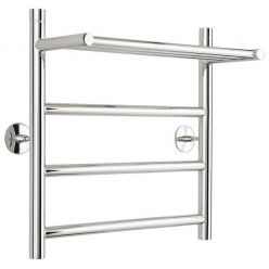 Полотенцесушитель водяной Стилье Универсал-54 00654-5040, с полкой, высота 50 см x ширина 40 см, хром