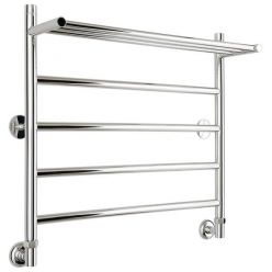 Полотенцесушитель водяной Стилье Универсал-54 00654-6060, с полкой, высота 60 см x ширина 60 см, хром