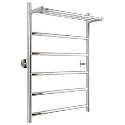 Полотенцесушитель водяной Стилье Универсал-54 00654-8050, с полкой, высота 80 см x ширина 50 см, хром