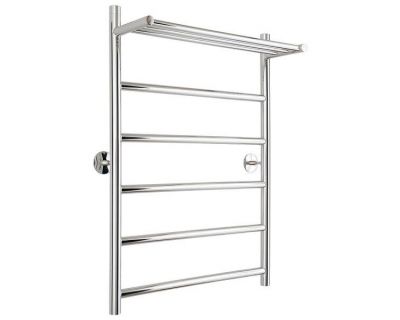 Полотенцесушитель водяной Стилье Универсал-54 00654-8050, с полкой, высота 80 см x ширина 50 см, хром