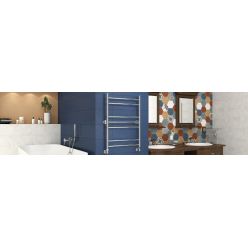 Полотенцесушитель водяной Стилье Универсал-55 00655-8050, высота 80 см x ширина 50 см, хром