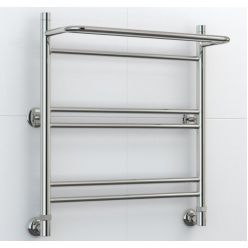 Полотенцесушитель водяной Стилье Универсал-56 00656-6050, с полкой, высота 60 см x ширина 50 см, хром