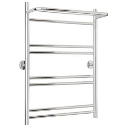 Полотенцесушитель водяной Стилье Универсал-56 00656-8050, с полкой, высота 80 см x ширина 50 см, хром