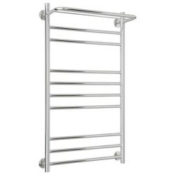 Полотенцесушитель водяной Стилье Универсал-57 00657-1050, с полкой, высота 100 см x ширина 50 см, хром