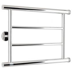 Полотенцесушитель водяной Стилье Минор 0600, 00600-3250, 1 дюйм, высота 32 см x ширина 50 см, хром