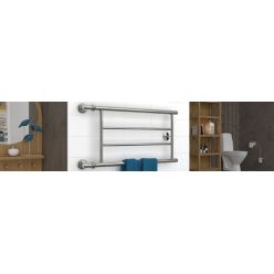 Полотенцесушитель водяной Стилье Минор 0600, 00600-3260, 1 дюйм, высота 32 см x ширина 60 см, хром