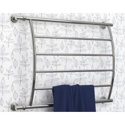 Полотенцесушитель водяной Стилье Минор 0602, 00602-5060, 1 дюйм, высота 50 см x ширина 60 см, хром