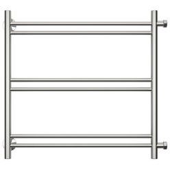 Полотенцесушитель водяной Стилье Версия-Б1 00611-5060, 3/4 дюйма накидные гайки, высота 50 см x ширина 60 см, хром