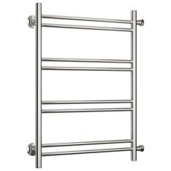 Полотенцесушитель водяной Стилье Версия-Б1 00611-6050, 3/4 дюйма накидные гайки, высота 60 см x ширина 50 см, хром