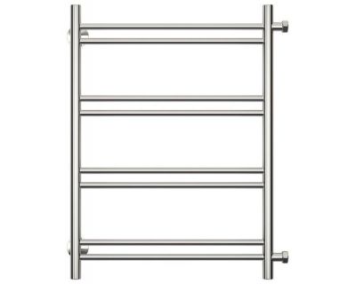 Полотенцесушитель водяной Стилье Версия-Б1 00611-6050, 3/4 дюйма накидные гайки, высота 60 см x ширина 50 см, хром