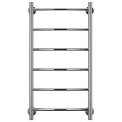 Полотенцесушитель водяной Стилье Версия-H2 00622-8040, 3/4 дюйма накидные гайки, высота 80 см x ширина 40 см, хром