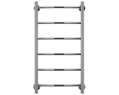 Полотенцесушитель водяной Стилье Версия-H2 00622-8040, 3/4 дюйма накидные гайки, высота 80 см x ширина 40 см, хром