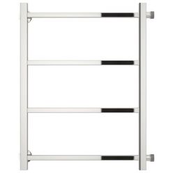 Полотенцесушитель водяной Стилье Версия-КБ 00630-6050, 1 дюйм, высота 60 см x ширина 50 см, боковое подключение 60 см, хром