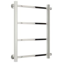 Полотенцесушитель водяной Стилье Версия-КБ 00630-6050, 1 дюйм, высота 60 см x ширина 50 см, боковое подключение 60 см, хром