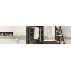 Полотенцесушитель электрический Стилье Формат 20 ТП/ТЛ 00520-5050/00521-5050, с полкой, высота 50 см x ширина 50 см, хром