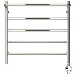 Полотенцесушитель электрический Стилье Формат 20 ТП/ТЛ 00520-5050/00521-5050, с полкой, высота 50 см x ширина 50 см, хром