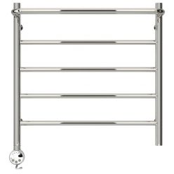 Полотенцесушитель электрический Стилье Формат 20 ТП/ТЛ 00520-5050/00521-5050, с полкой, высота 50 см x ширина 50 см, хром