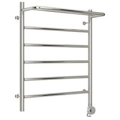 Полотенцесушитель электрический Стилье Формат 20 ТП/ТЛ 00520-6050/00521-6050, с полкой, высота 60 см x ширина 50 см, хром