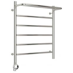 Полотенцесушитель электрический Стилье Формат 20 ТП/ТЛ 00520-6050/00521-6050, с полкой, высота 60 см x ширина 50 см, хром