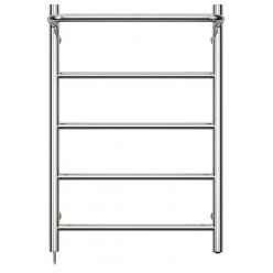 Полотенцесушитель электрический Стилье Формат 30 ТП/ТЛ 00530-6040/00531-6040, с полкой, высота 60 см x ширина 40 см, хром