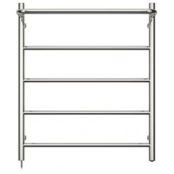 Полотенцесушитель электрический Стилье Формат 30 ТП/ТЛ 00530-6050/00531-6050, с полкой, высота 60 см x ширина 50 см, хром