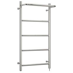 Полотенцесушитель электрический Стилье Формат 30 ТП/ТЛ 00530-8040/00531-8040, с полкой, высота 80 см x ширина 40 см, хром