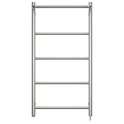 Полотенцесушитель электрический Стилье Формат 30 ТП/ТЛ 00530-8040/00531-8040, с полкой, высота 80 см x ширина 40 см, хром