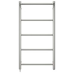 Полотенцесушитель электрический Стилье Формат 30 ТП/ТЛ 00530-8040/00531-8040, с полкой, высота 80 см x ширина 40 см, хром