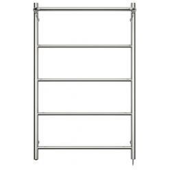 Полотенцесушитель электрический Стилье Формат 30 ТП/ТЛ 00530-8050/00531-8050, с полкой, высота 80 см x ширина 50 см, хром