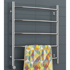 Полотенцесушитель электрический Стилье Формат 40 П/Л 00540-8050/00541-8050, высота 80 см x ширина 50 см, хром