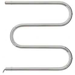 Полотенцесушитель электрический Стилье №03 М-образный 00503-5050, высота 50 см x ширина 50 см, хром