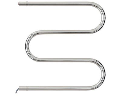 Полотенцесушитель электрический Стилье №03 М-образный 00503-5050, высота 50 см x ширина 50 см, хром