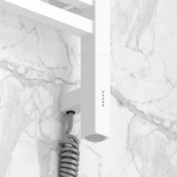 Полотенцесушитель электрический Сунержа Модус 3.0, 100 х 50 см, ширина 50 см, высота 100 см, с блоком управления МЭМ слева/справа, белый матовый