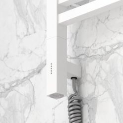 Полотенцесушитель электрический Сунержа Модус 3.0, 80 х 50 см, ширина 50 см, высота 80 см, с блоком управления МЭМ слева/справа, белый матовый