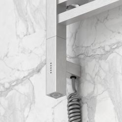 Полотенцесушитель электрический Сунержа Модус 3.0, 80 х 50 см, ширина 50 см, высота 80 см, с блоком управления МЭМ слева/справа, сатин