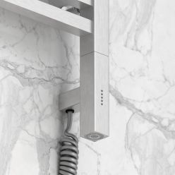 Полотенцесушитель электрический Сунержа Модус 3.0, 80 х 50 см, ширина 50 см, высота 80 см, с блоком управления МЭМ слева/справа, сатин