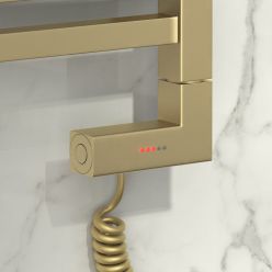 Полотенцесушитель электрический Сунержа Модус 2.0 800 x 500, ширина 50 см, высота 80 см, МЭМ левый/правый, матовая шампань