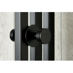 Полотенцесушитель электрический Сунержа Хорда 4.0 1200 x 16.6, ширина 16.6 см, высота 120 см, черный матовый, 31-0834-1200