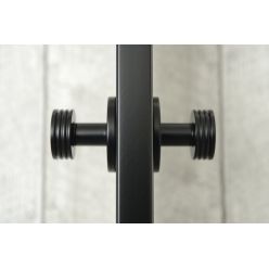 Полотенцесушитель электрический Сунержа Хорда 4.0 1200 x 16.6, ширина 16.6 см, высота 120 см, черный матовый, 31-0834-1200