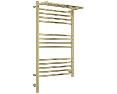 Полотенцесушитель электрический Сунержа Богема 3.0 800 x 500 с полкой, ширина 53.2 см, высота 92.4 см, шампань, L/R