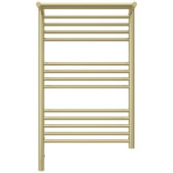 Полотенцесушитель электрический Сунержа Богема 3.0 800 x 500 с полкой, ширина 53.2 см, высота 92.4 см, шампань, L/R