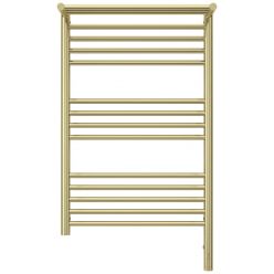 Полотенцесушитель электрический Сунержа Богема 3.0 800 x 500 с полкой, ширина 53.2 см, высота 92.4 см, шампань, L/R