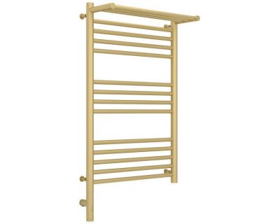 Полотенцесушитель электрический Сунержа Богема 3.0 800 x 500 с полкой, ширина 53.2 см, высота 92.4 см, матовая шампань, L/R