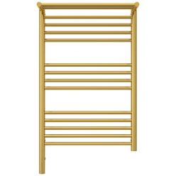 Полотенцесушитель электрический Сунержа Богема 3.0 800 x 500 с полкой, ширина 53.2 см, высота 92.4 см, золото, L/R