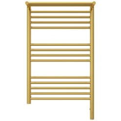 Полотенцесушитель электрический Сунержа Богема 3.0 800 x 500 с полкой, ширина 53.2 см, высота 92.4 см, золото, L/R