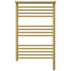 Полотенцесушитель электрический Сунержа Богема 3.0 800 x 500 с полкой, ширина 53.2 см, высота 92.4 см, матовое золото, L/R