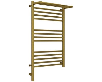 Полотенцесушитель электрический Сунержа Богема 3.0 800 x 500 с полкой, ширина 53.2 см, высота 92.4 см, состаренная бронза, L/R